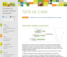 Site de l'association Toits de Choix